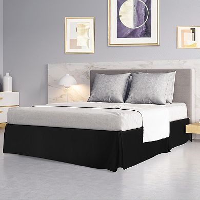 Pleated Bed Skirt Classic Tailored Styling Ruffled 16" Drop King(78"x80")