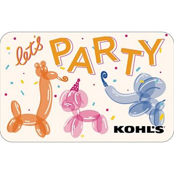 Let's Party Gift Card
