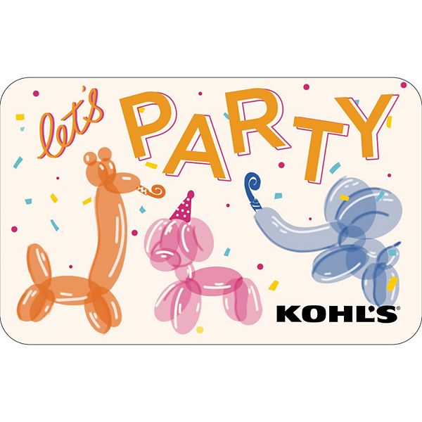 Let's Party Gift Card
