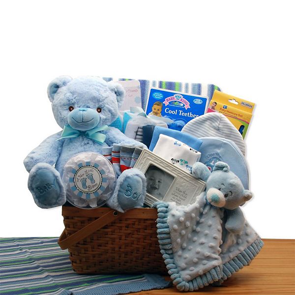 Baby's My First Passport Cover and Luggage Tag Set Teddy Bear Design - Blue  5017224974975