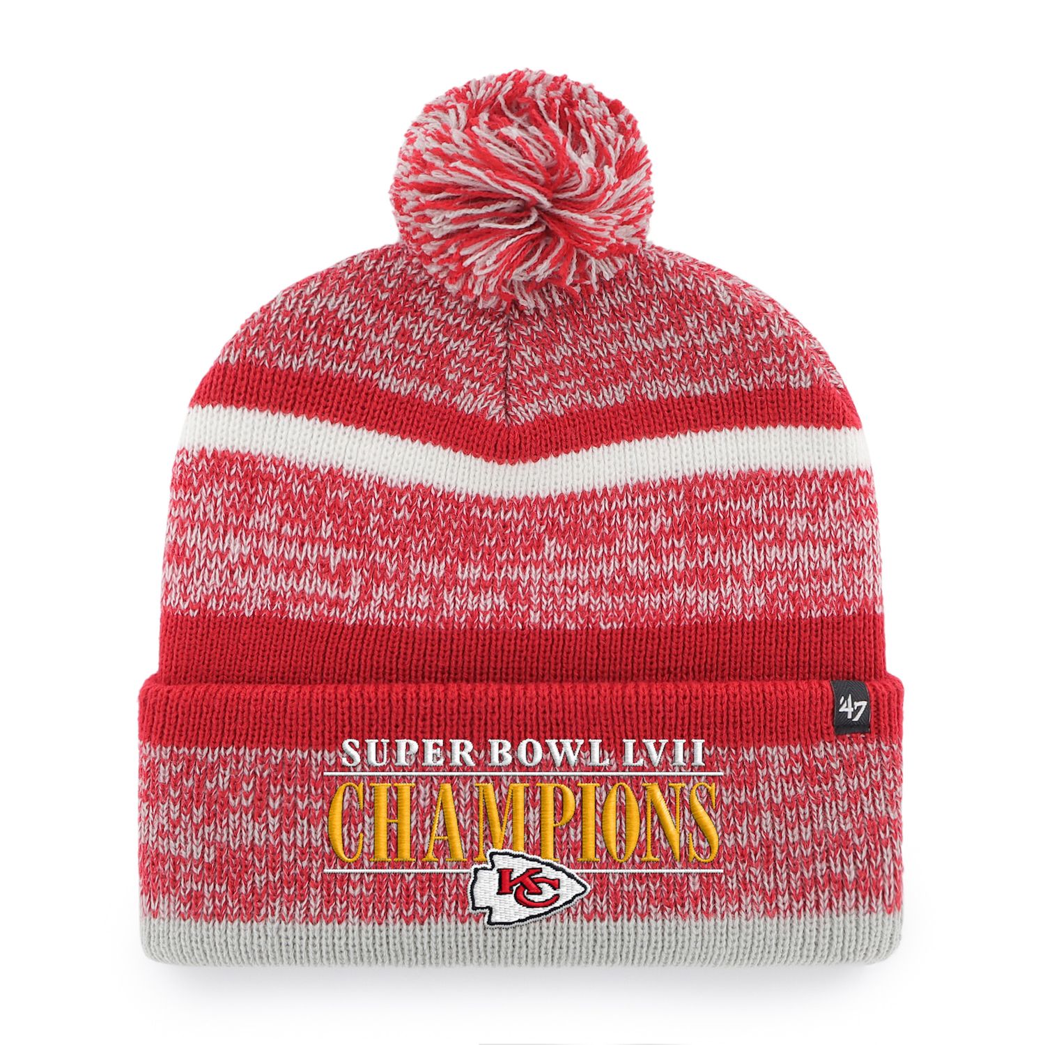 Youth New Era Cream Kansas City Chiefs Super Bowl LVII Champions