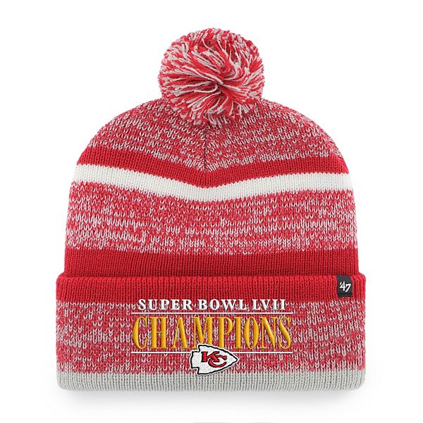 kansas city chiefs beanie with pom