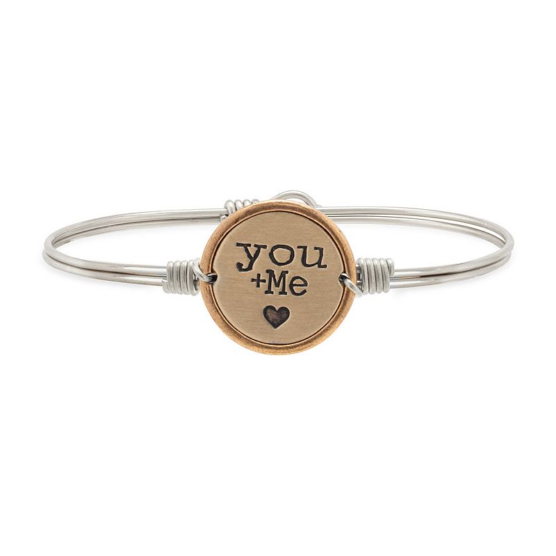 Luca + Danni Mama Letter Bead Bangle Bracelet, Women's, Size: Regular, Silver