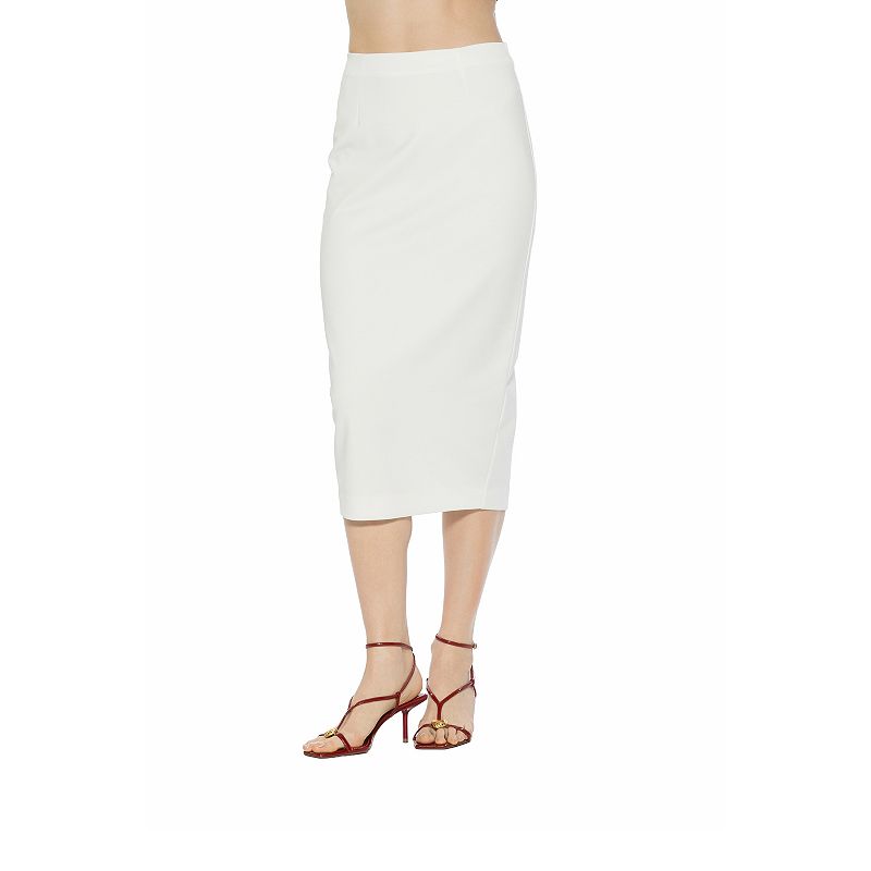 Women's ALEXIA ADMOR Jacki Midi Pencil Skirt With Back Slit,