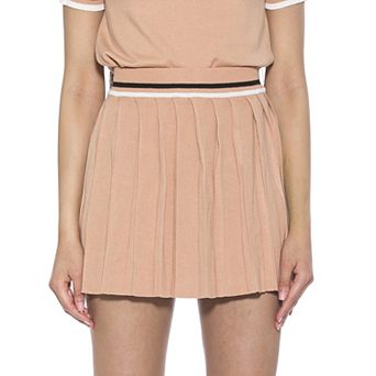 Womens ALEXIA ADMOR Serena Pleated Tennis Skirt