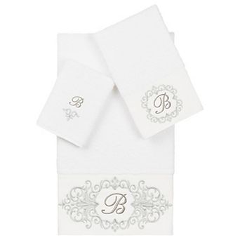 Linum Home Textiles Turkish Cotton Monica 3 pc Embellished Towel Set