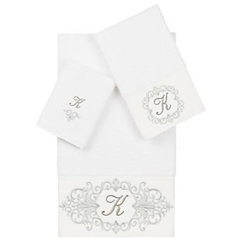 Linum Home Textiles Turkish Cotton Monica 3 pc Embellished Towel Set
