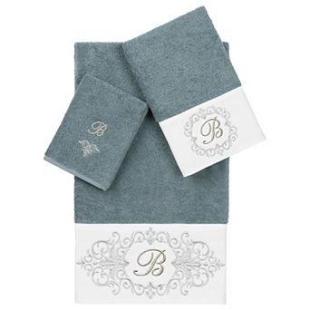Linum Home Textiles Turkish Cotton Monica 3 pc Embellished Towel Set