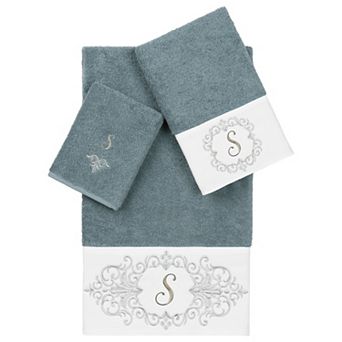 Linum Home Textiles Turkish Cotton Monica 3 pc Embellished Towel Set