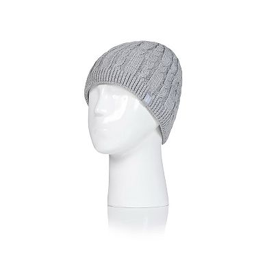 Women's Heat Holders Heatweaver Lined Cable Knit Beanie