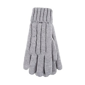 Women's Heat Holders Heatweaver Lined Cable Knit Gloves