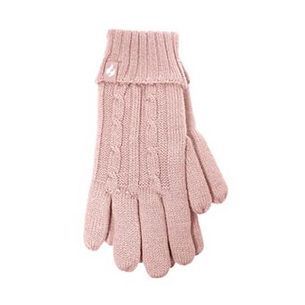 Women's Heat Holders Heatweaver Lined Cable Knit Gloves