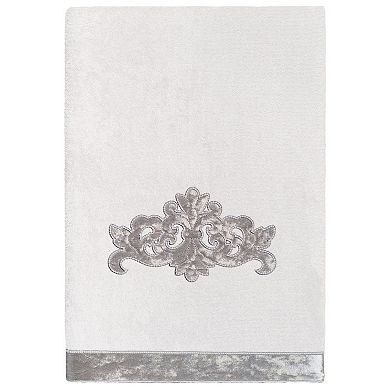Linum Home Textiles Turkish Cotton May 2-piece Embellished Bath Towel Set