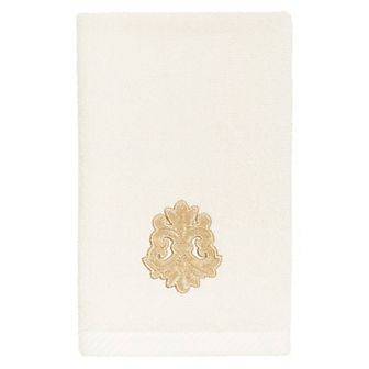 Linum Home Textiles Turkish Cotton May 2 pc Embellished Fingertip Towel Set