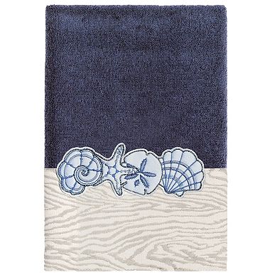 Linum Home Textiles Turkish Cotton Shell Row 3-piece Embellished Absorbent Towel Set