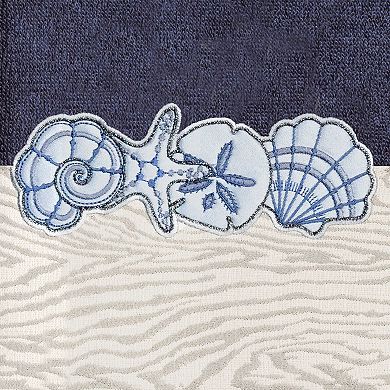 Linum Home Textiles Turkish Cotton Shell Row 3-piece Embellished Absorbent Towel Set