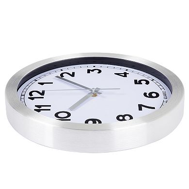 Everyday Home Brushed Finish Wall Clock