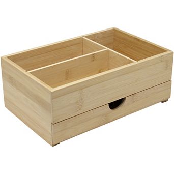 Sorbus Bamboo Desktop Organizer