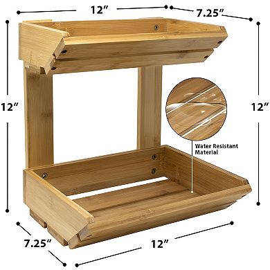 Sorbus Bamboo Fruit Storage Rack