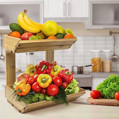 Sorbus Bamboo Fruit Storage Rack