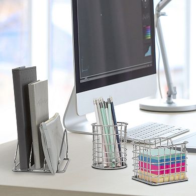 Sorbus Wire Metal 5-in-1 Desk Organizer Set