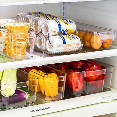 Sorbus 6-Piece Refrigerator & Freezer Organizer Bin Set