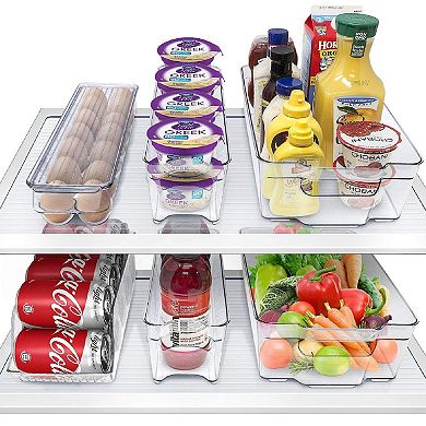 Sorbus 6-Piece Refrigerator & Freezer Organizer Bin Set