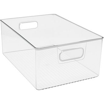 Sorbus Clear Storage Bins 3 pc Set