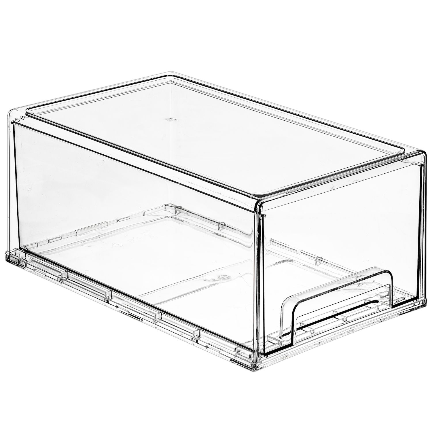 12.4 x 6 Acrylic Fridge Organizer Bin, 1 Pack, 1 Pack - Kroger