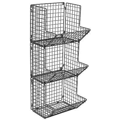 Sorbus 3-Tier Wall-Mounted Storage Rack