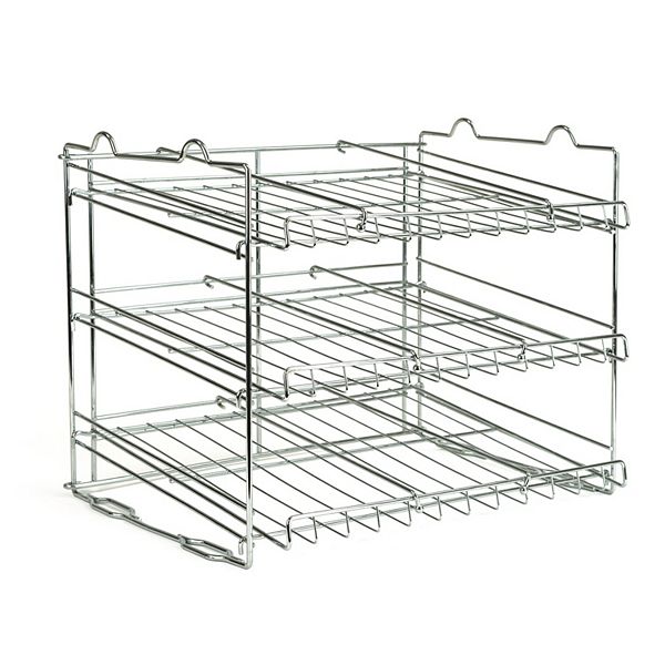 Sorbus 3-Tier Can Organizer Rack - Clear