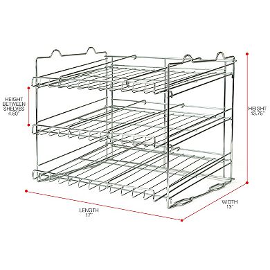 Sorbus 3-Tier Can Organizer Rack