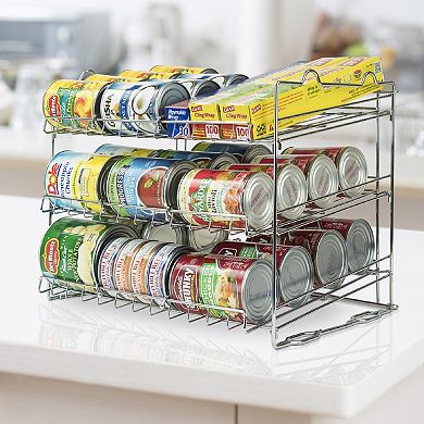 Sorbus 3-Tier Can Organizer Rack