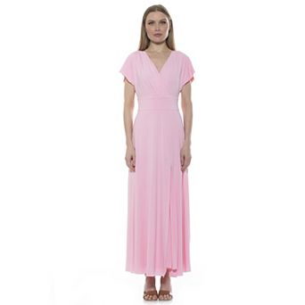 Women's ALEXIA ADMOR Brielle Surplice Maxi Dress