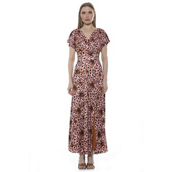 Women's ALEXIA ADMOR Brielle Surplice Maxi Dress