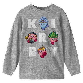 Boys 8-20 Kirby Different Abilities Long Sleeve Graphic Tee