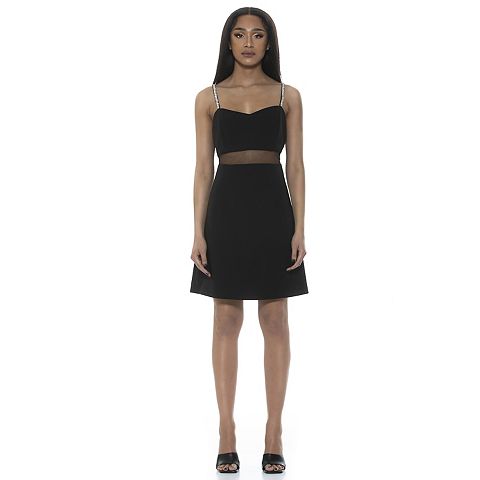 Женские платья ALEXIA Women's ALEXIA ADMOR Eloise Sweetheart Fit & Flare Mini Dress