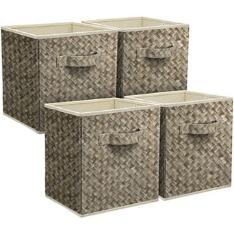 Sorbus Collapsible Storage Bin 4 pc Set