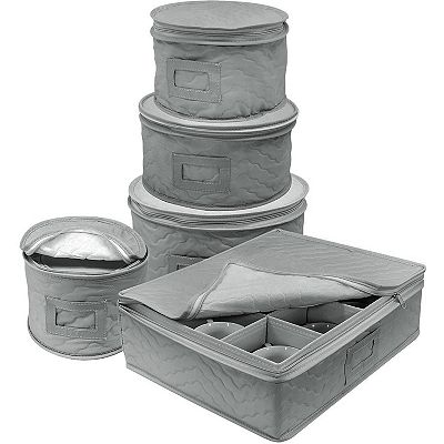 Sorbus 5-piece Dinnerware Storage Set