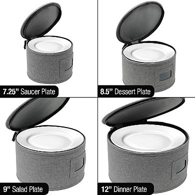 Sorbus Set of 4 Dinnerware Storage Bins