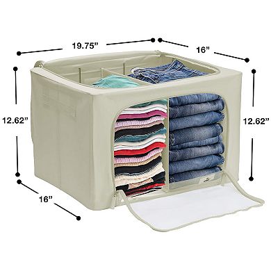 Sorbus Foldable Clothing Storage Bin with Window