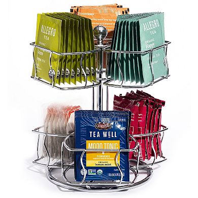 Sorbus Tea Bag Spinning Carousel Organizer