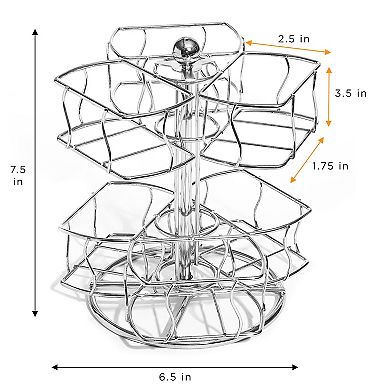 Sorbus Tea Bag Spinning Carousel Organizer