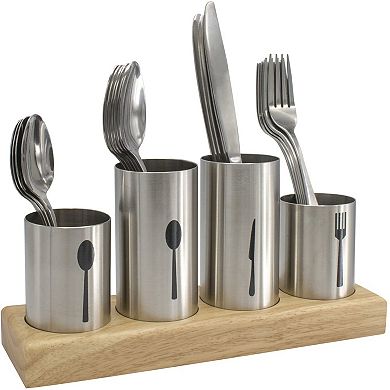 Sorbus Flatware Caddy with Base