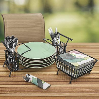 Sorbus Multi-Functional Outdoor Utensil Caddy Table Decor