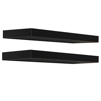 Sorbus Set of 2 Extra Long Decorative Floating Shelves