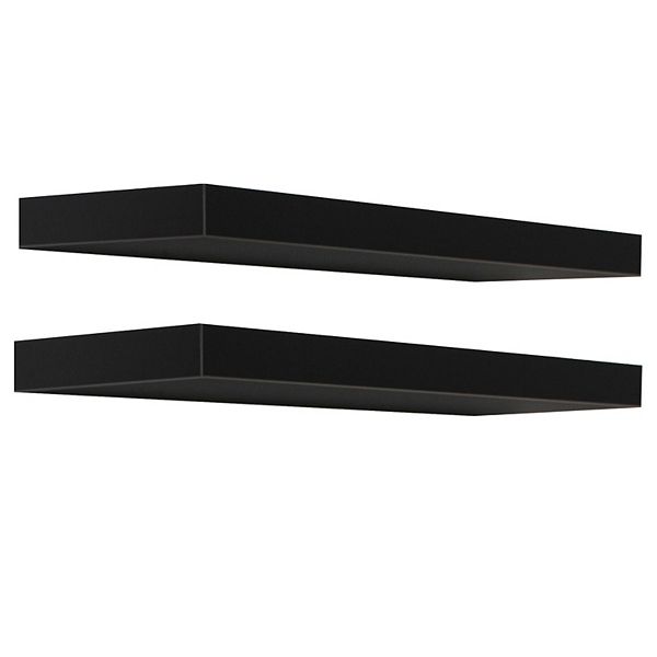 Sorbus Set of 2 Extra Long Decorative Floating Shelves