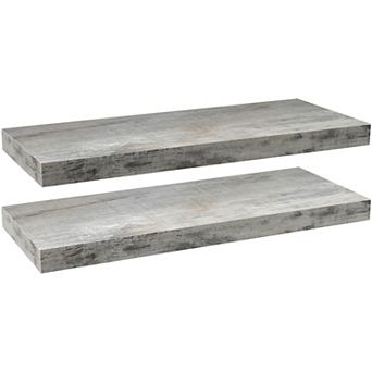 Sorbus Set of 2 Extra Long Decorative Floating Shelves