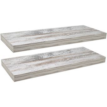 Sorbus Set of 2 Extra Long Decorative Floating Shelves
