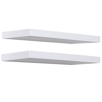 Sorbus Set of 2 Extra Long Decorative Floating Shelves